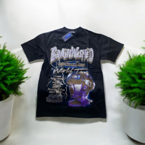 T-shirt "Brainwashed 3005 World Tour" – Style Futuriste et Urbain