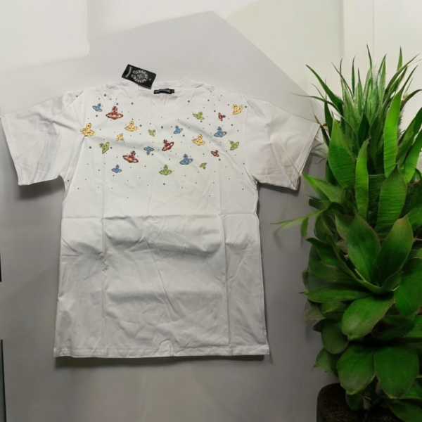 T-shirt Blanc Papillon - Style Élégant et Décontracté